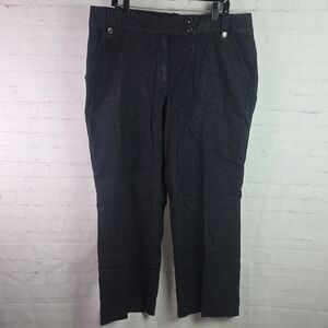 Talbots Charcoal Textured Pants